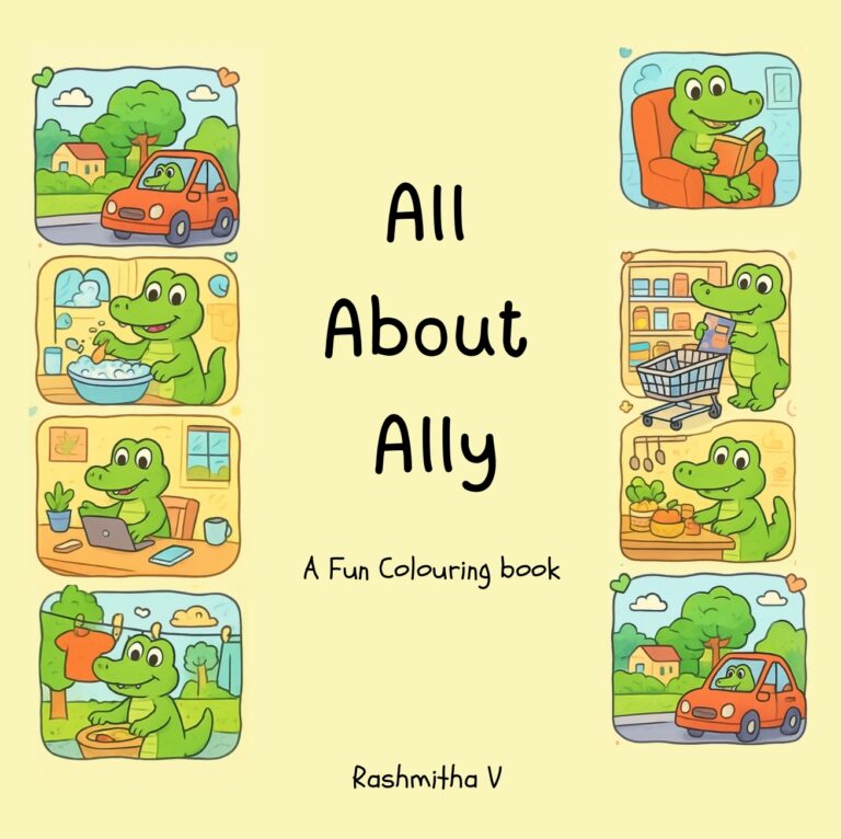 All About Ally - Fun colouring book