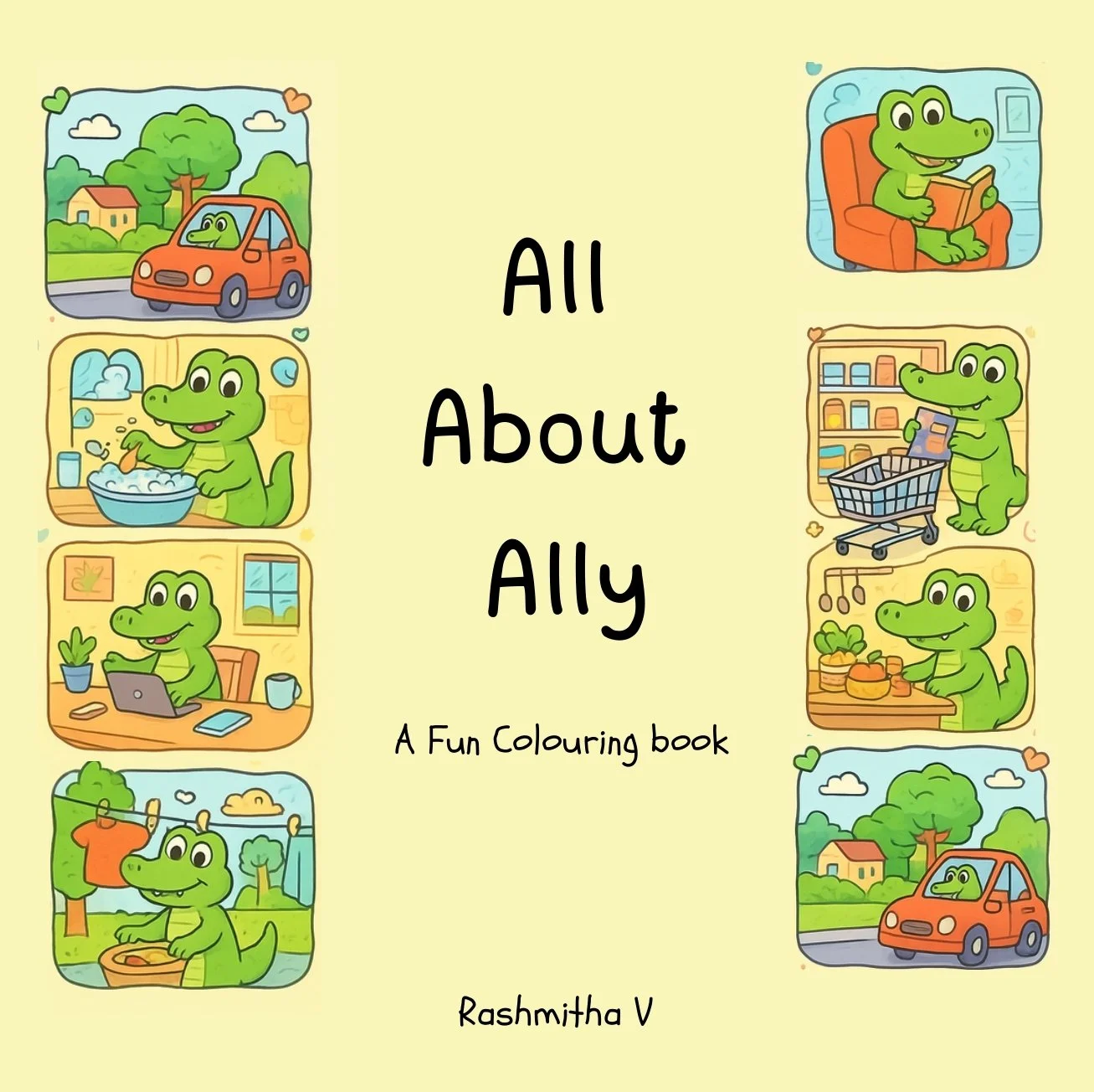 All About Ally: The Fun Colouring Book 🎨